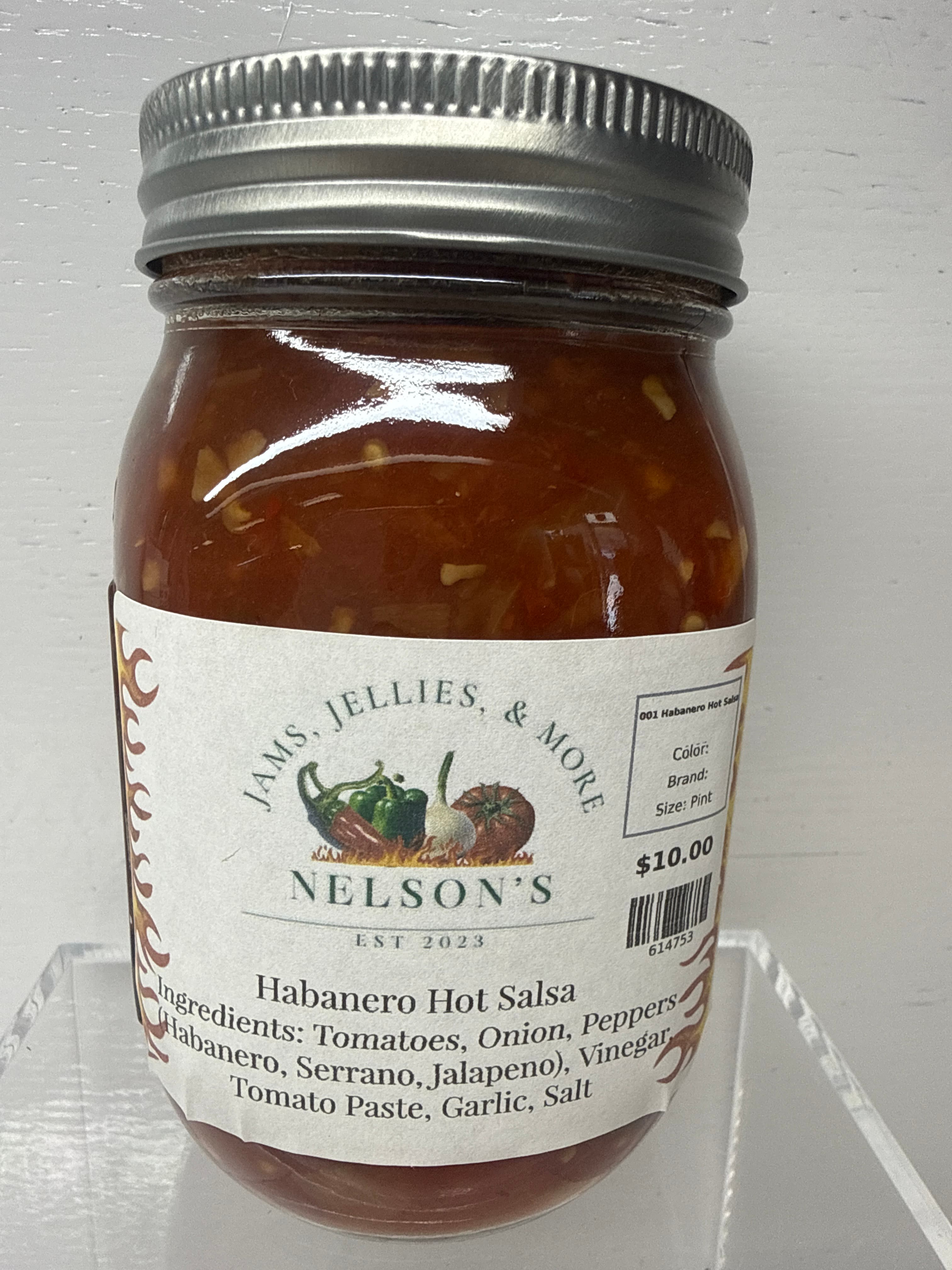 Habanero Hot Salsa, Pint
