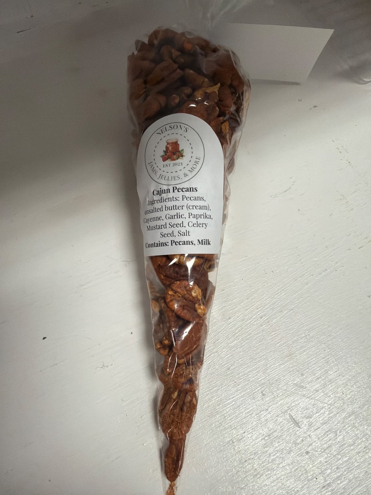Cajun Pecans, 1/2 LB
