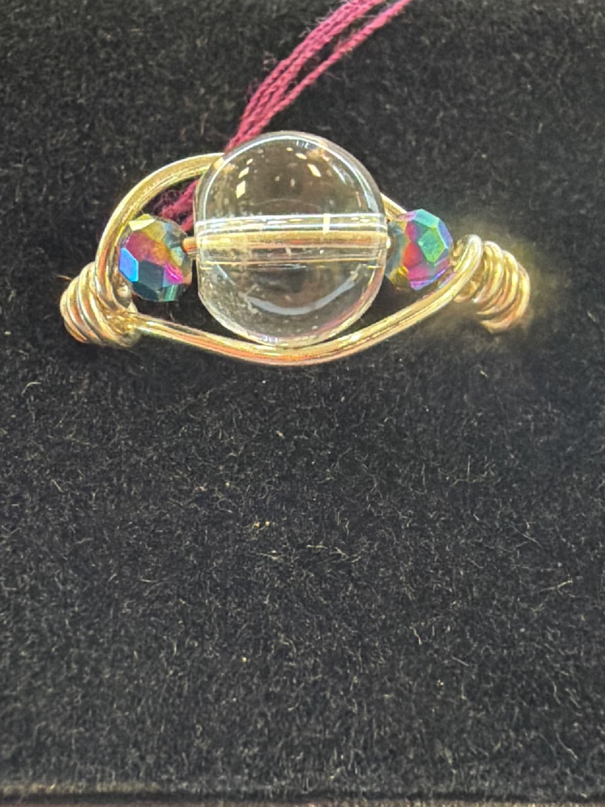 #045 Jewelry Ring Clear Quartz