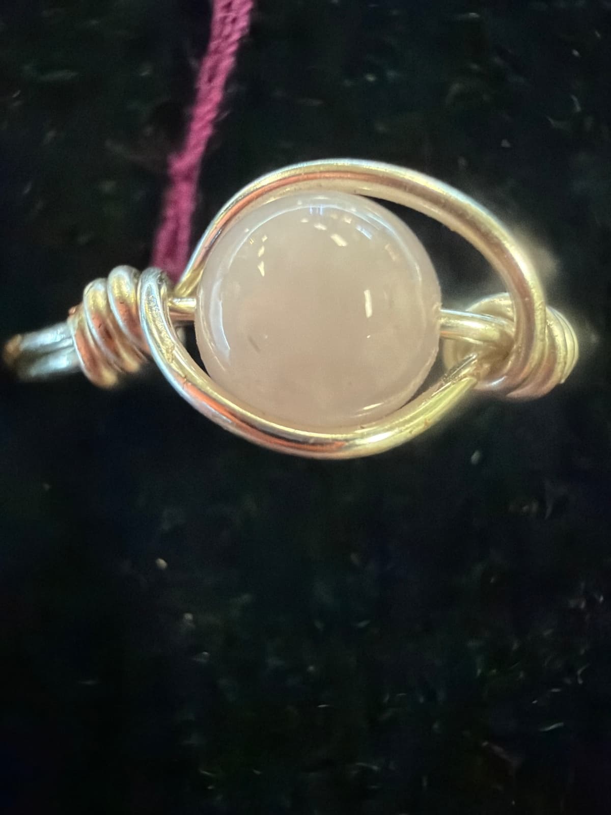 #046 Jewelry Ring Rose Quartz