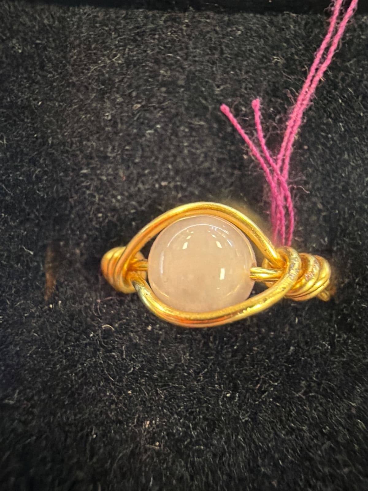 #046 Jewelry Ring Rose Quartz