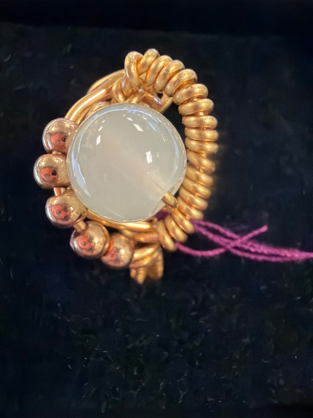 #047 Jewelry Ring Jadite