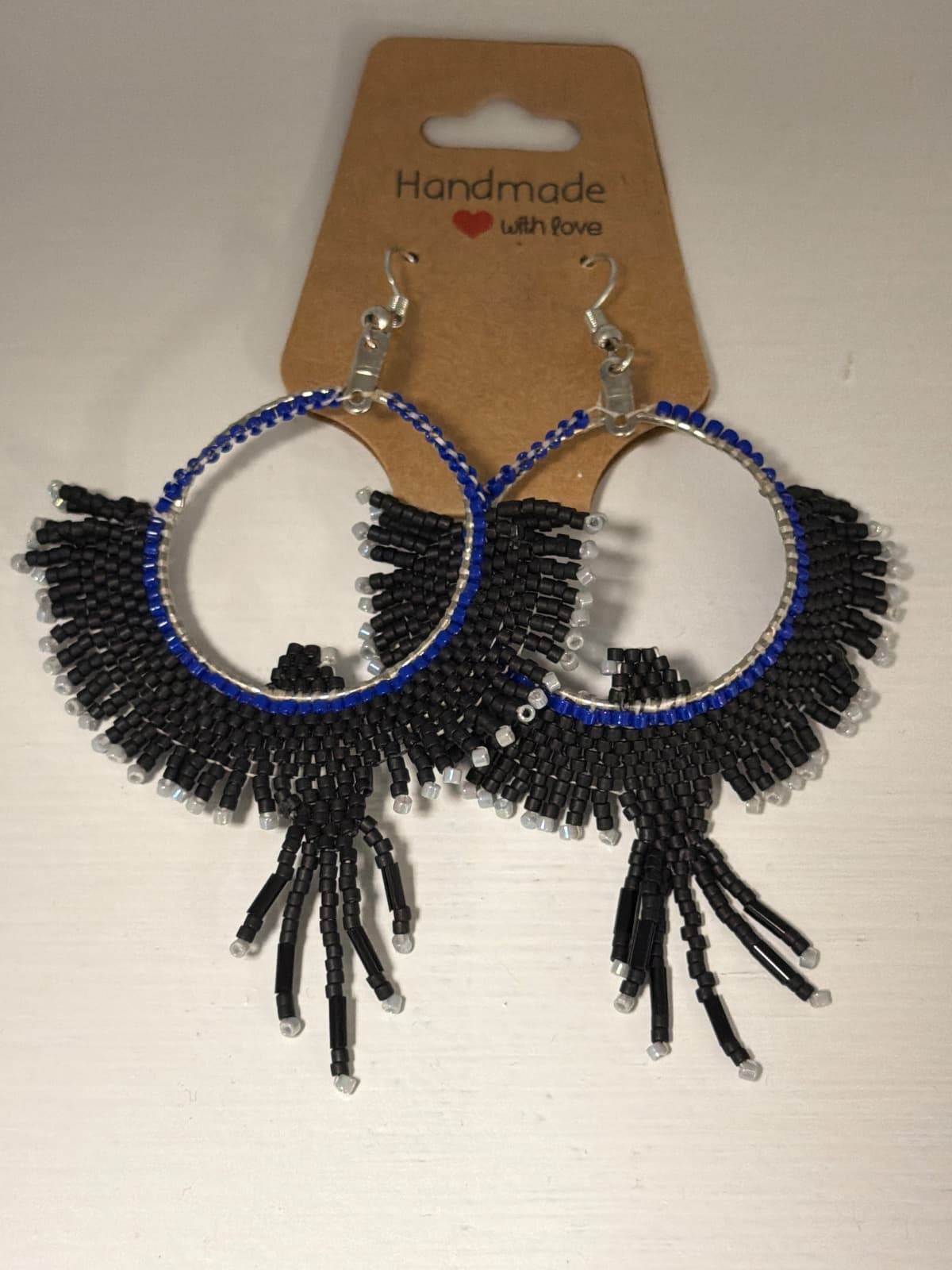 #048 Jewelry Earrings Crow Wingspan