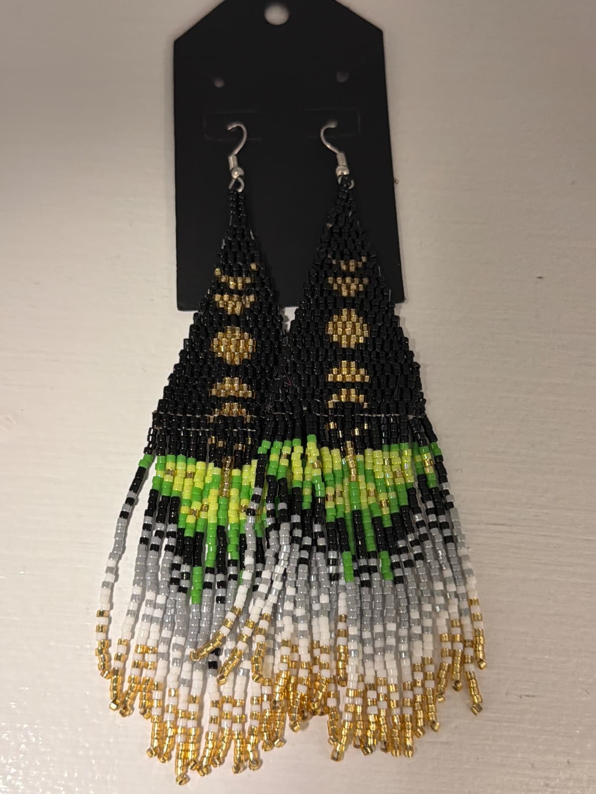 #049 Jewelry Earrings Brickstitch Lunar Moon Phase