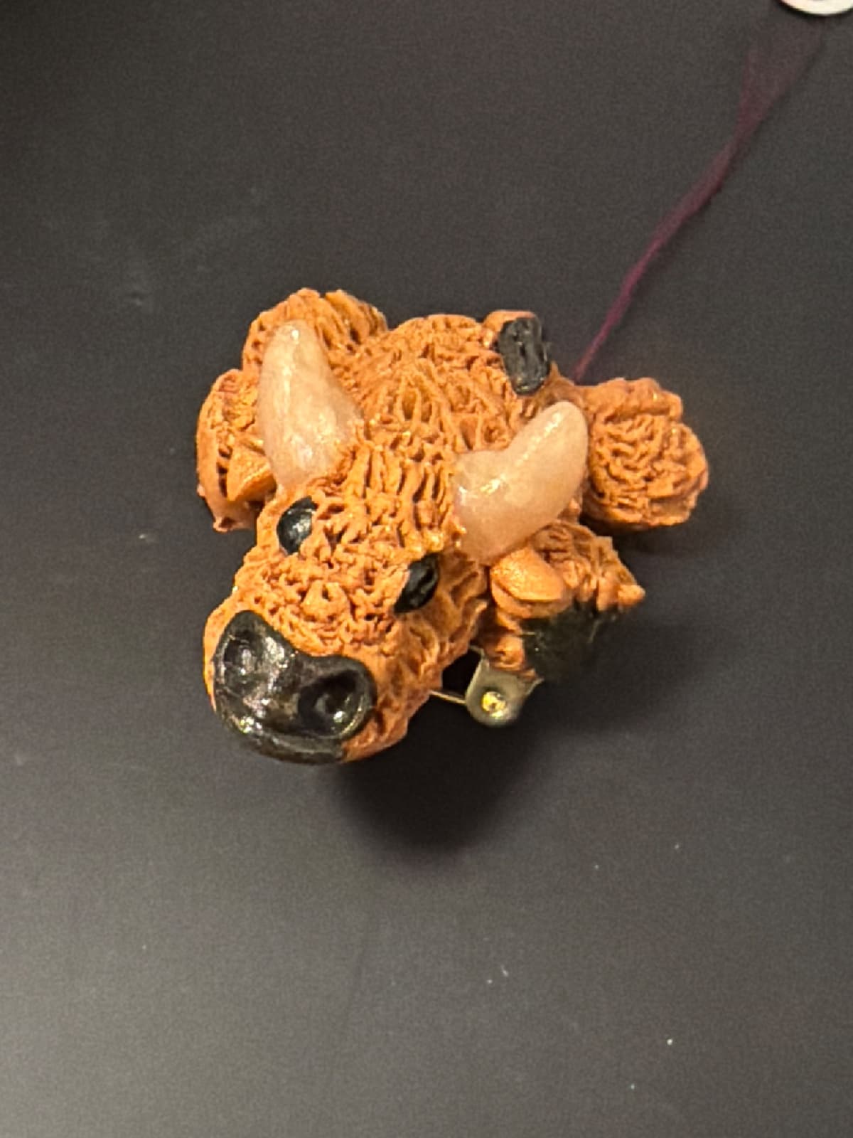 #055 Jewelry Bison Brooch