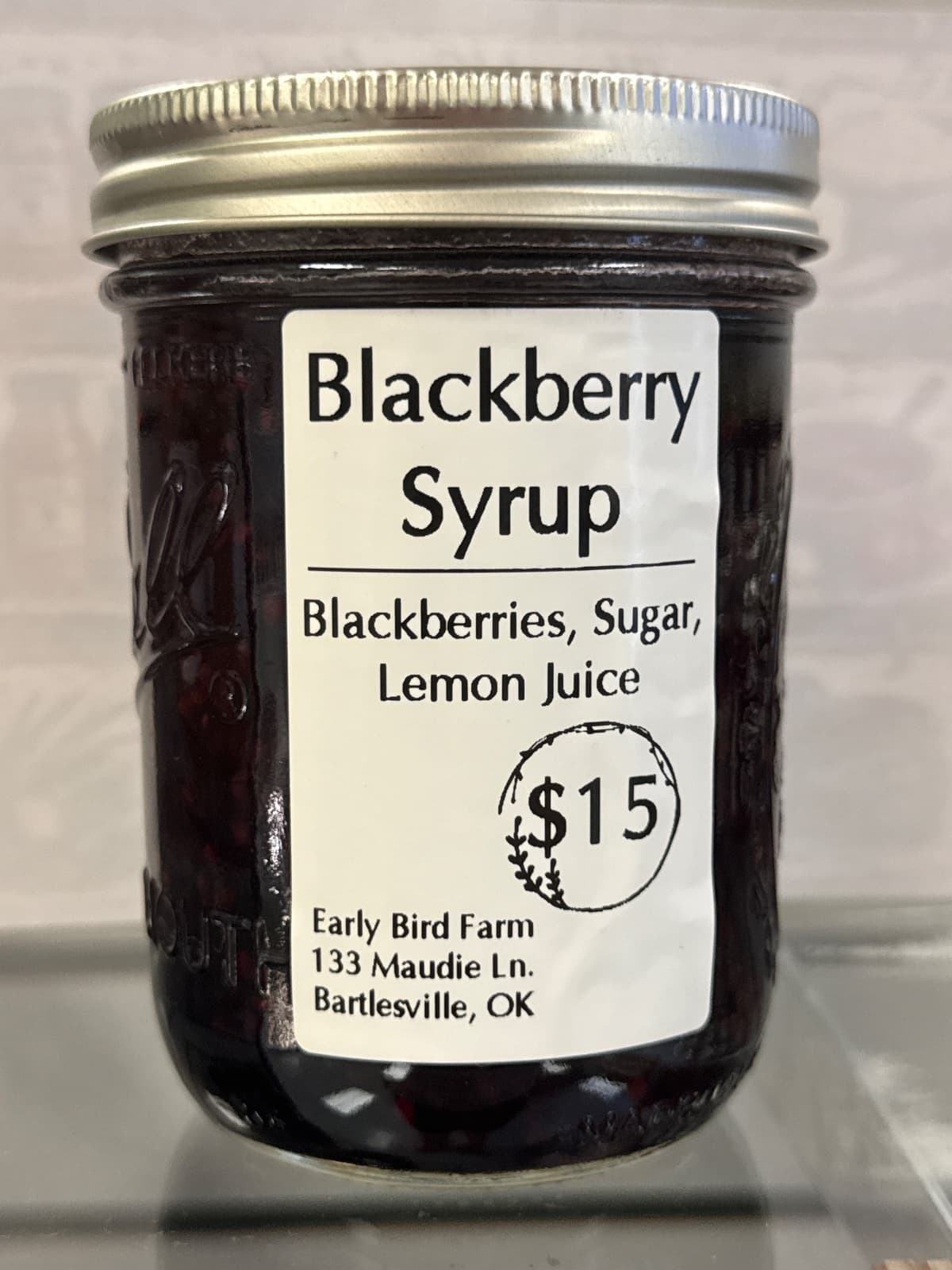 Blackberry Syrup, 16 OZ