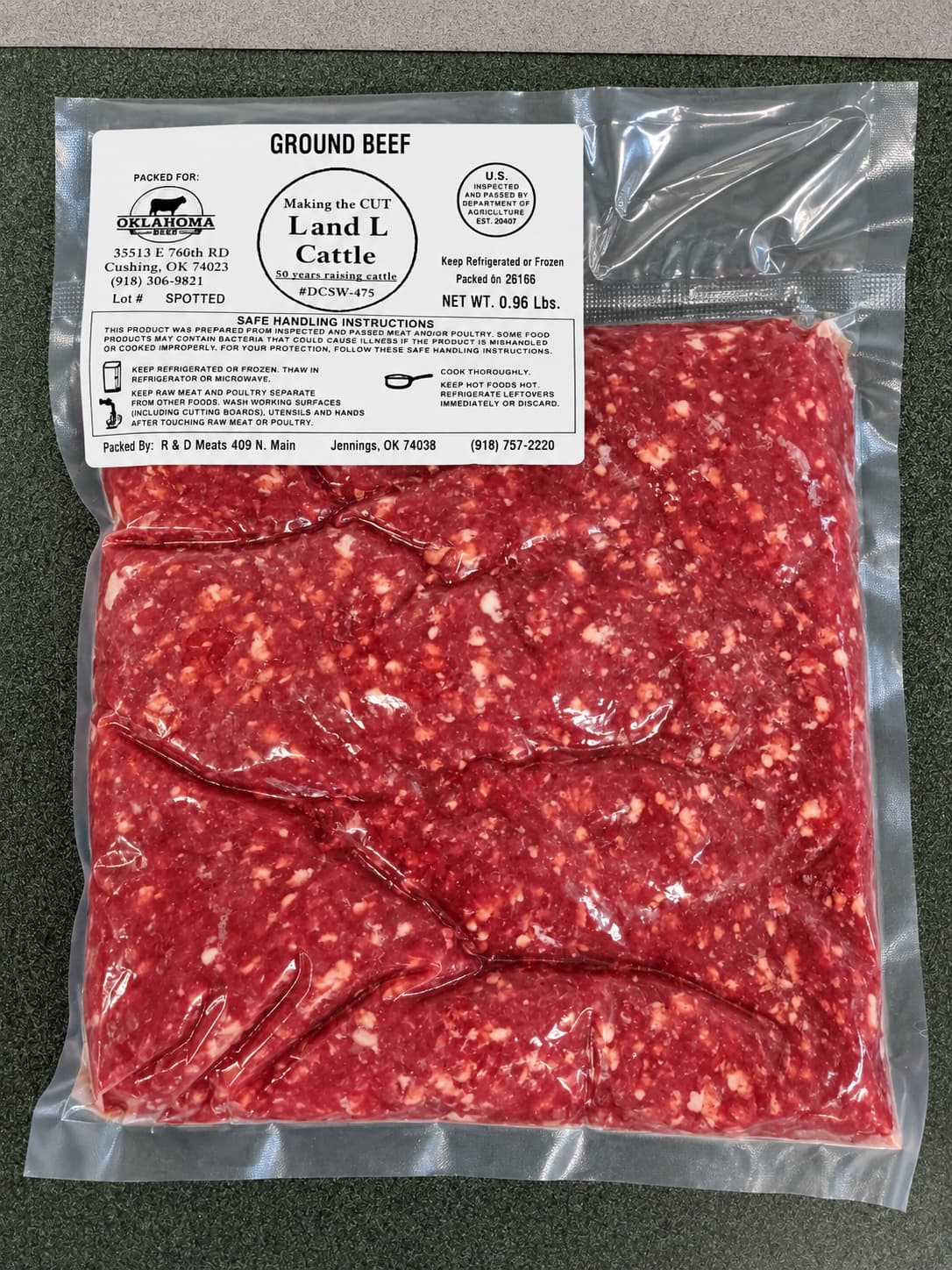 Ground Beef - L&L Packaged Beef