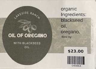 Oil Oregano