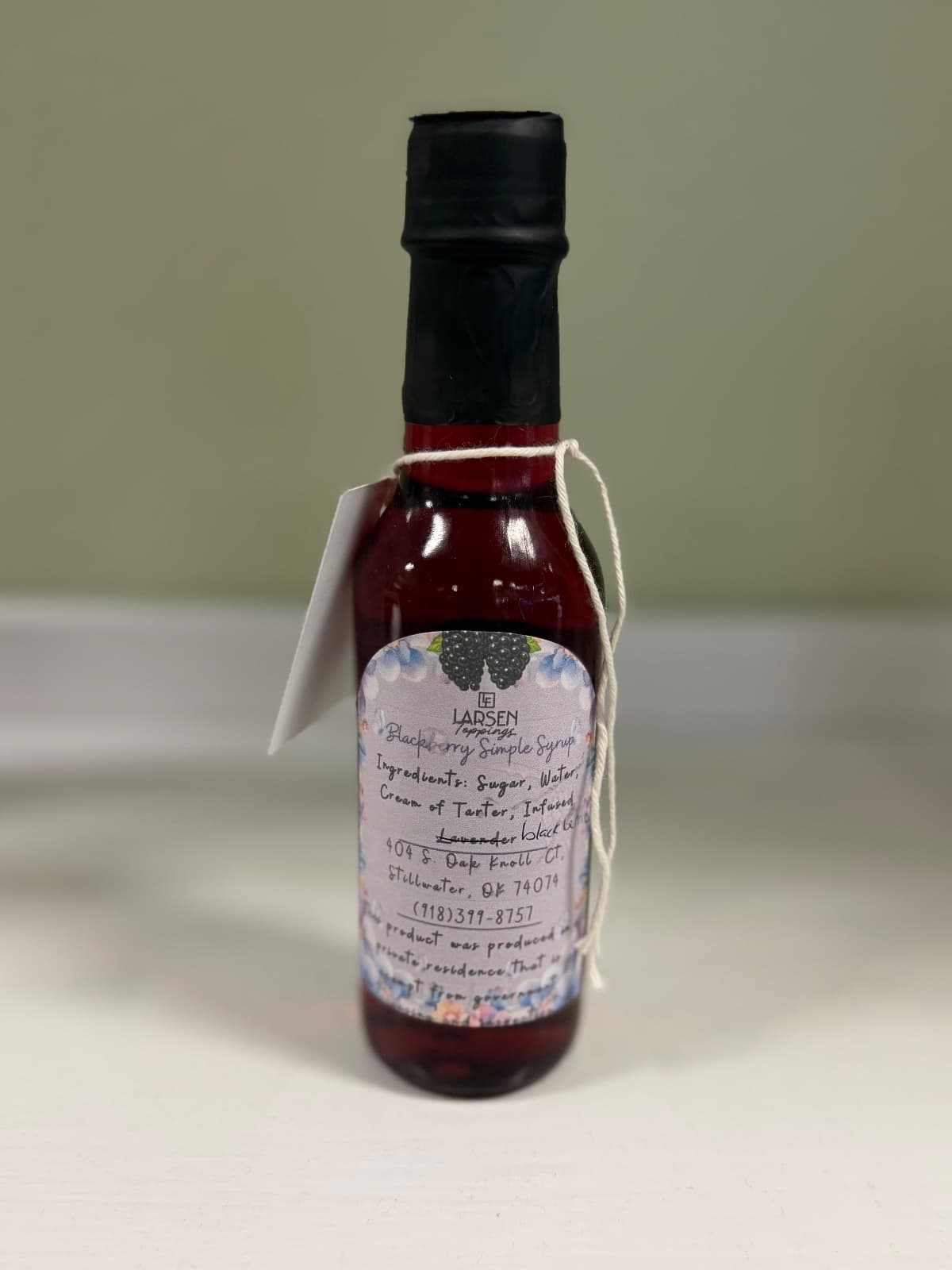 Blackberry Simple Syrup, 5 Oz