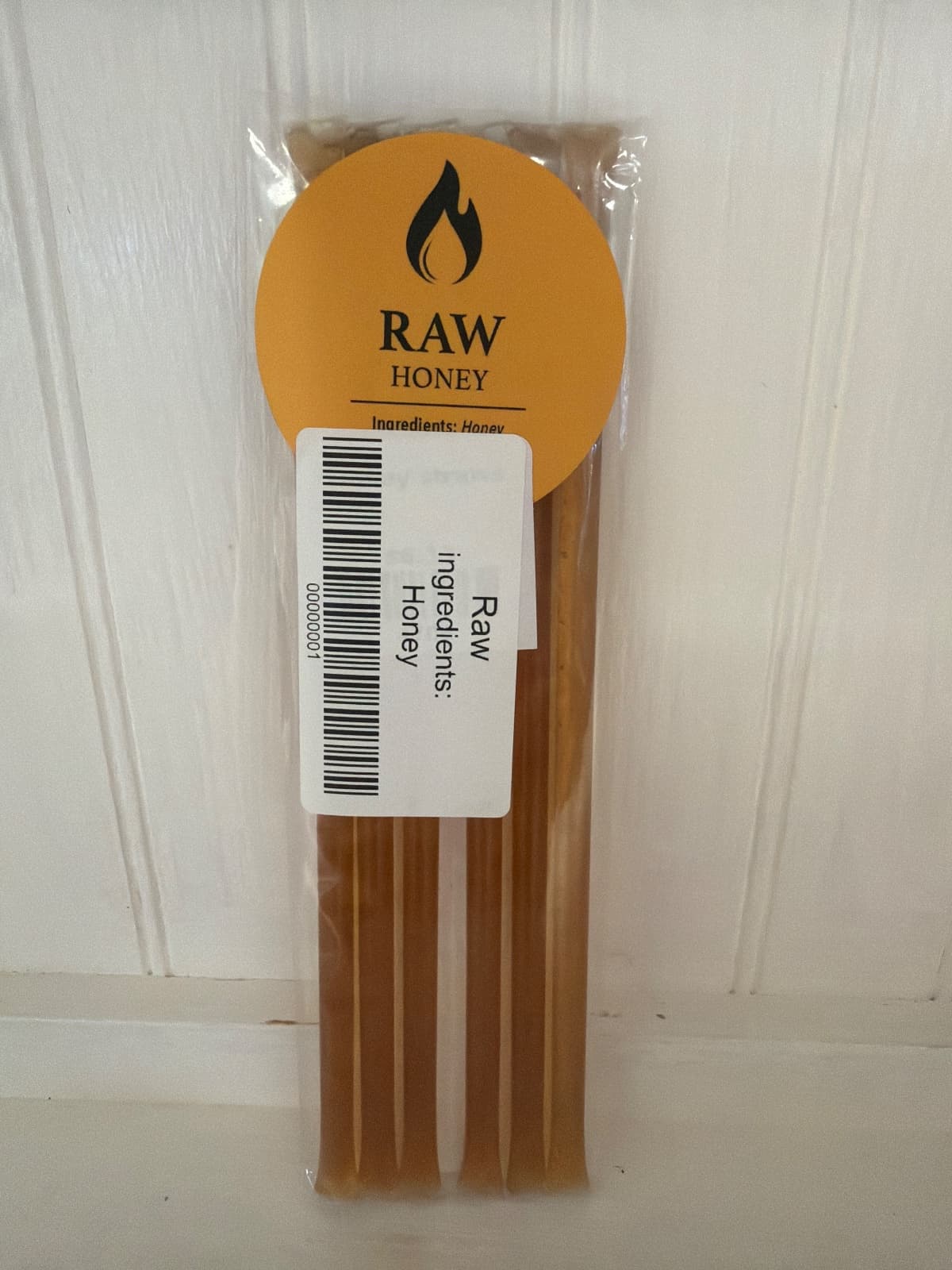 6 Pack Raw Honey Sticks
