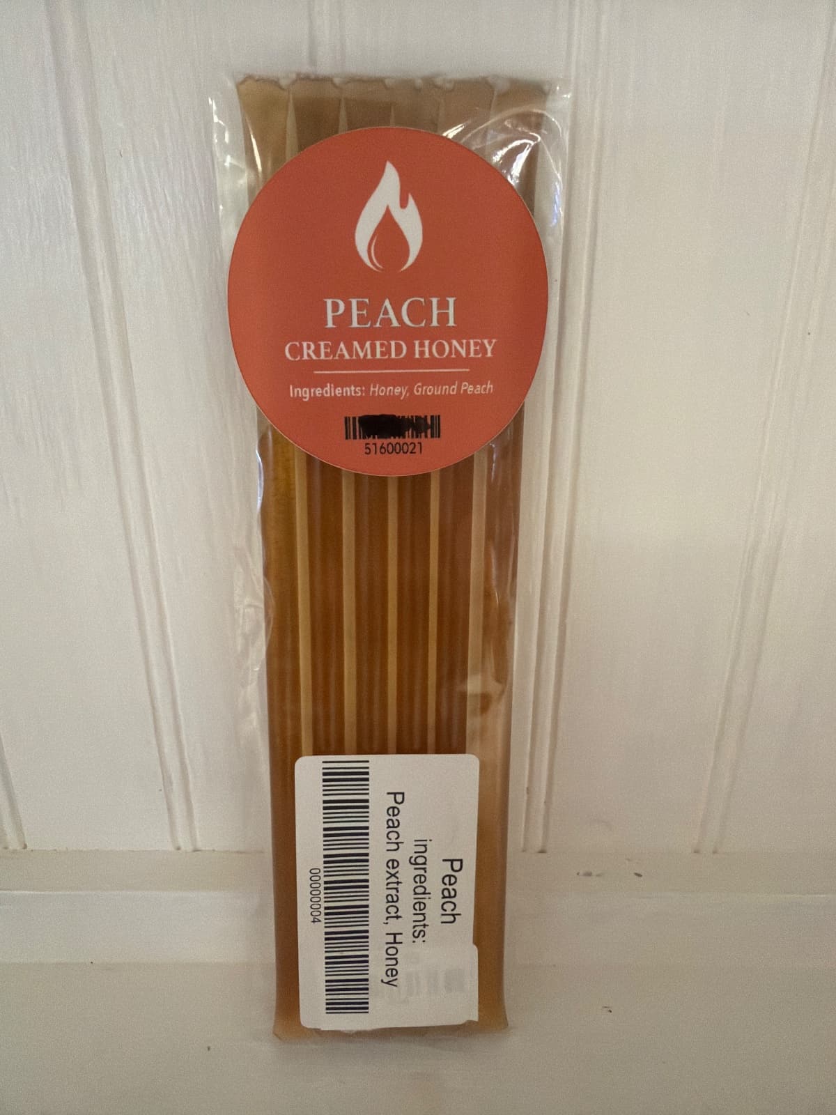 6 Pack Peach Honey Sticks