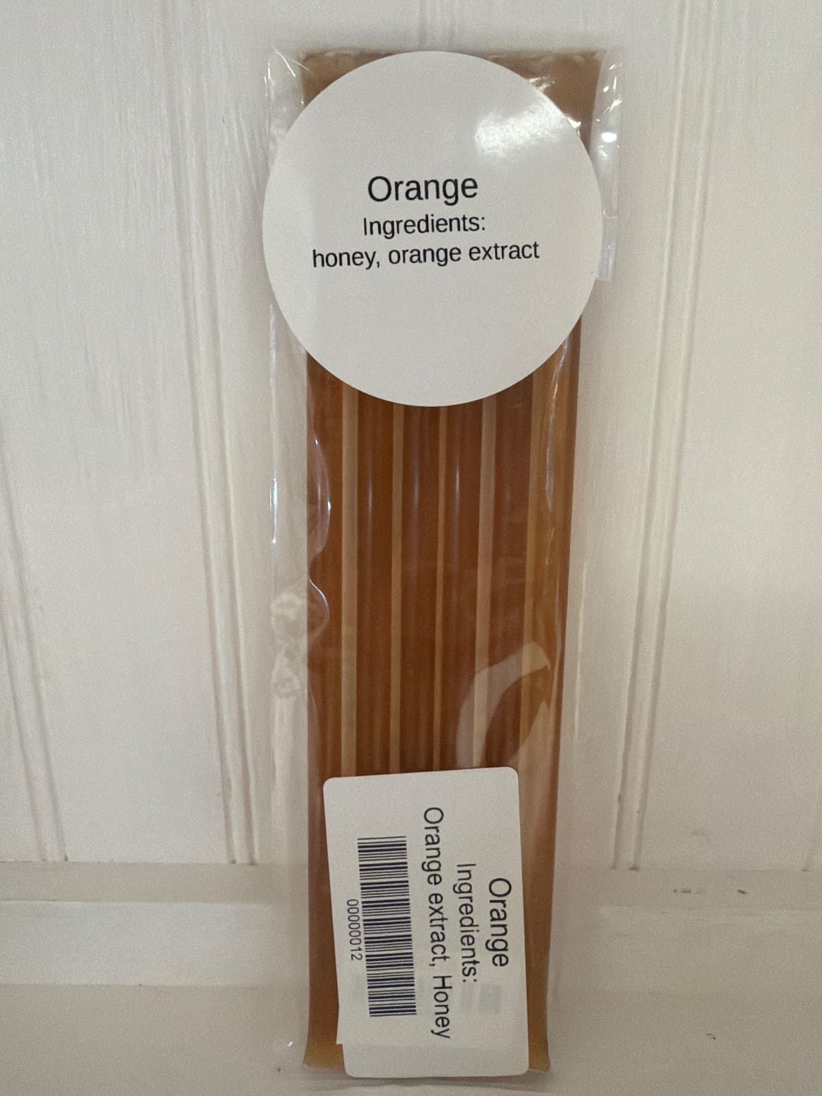 6 Pack Orange Honey Sticks