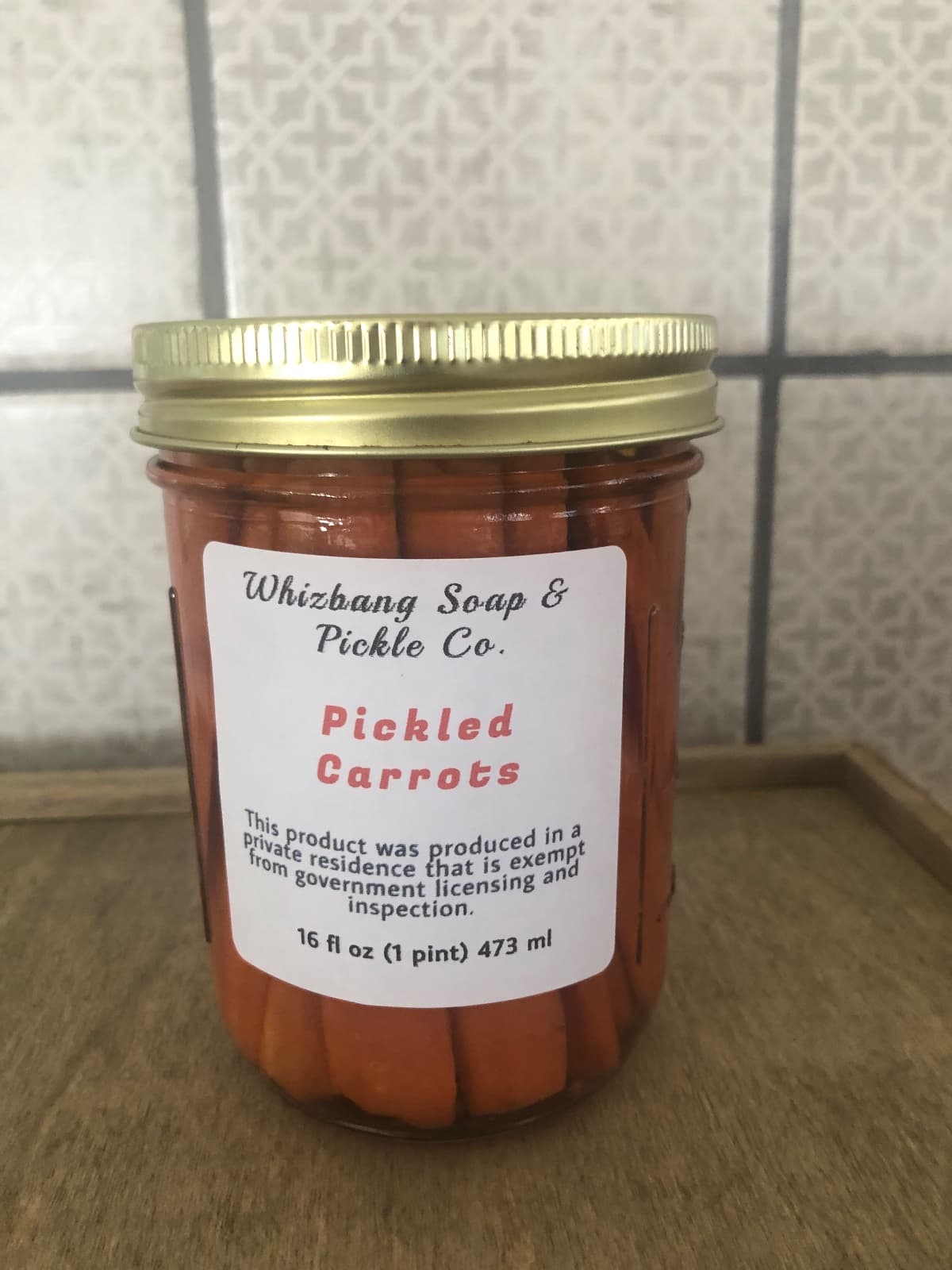 Pickled Carrots - Pint