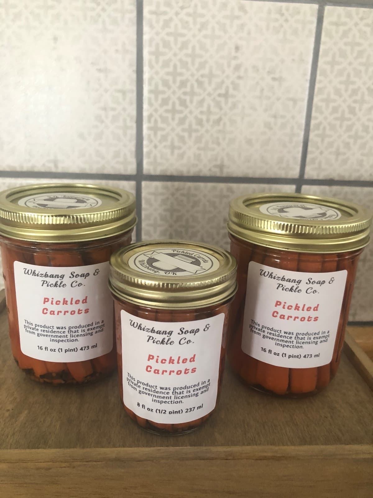 Pickled Carrots - Half Pint