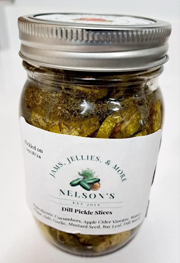 NJJM 001 Dill Pickle Slices, Pint
