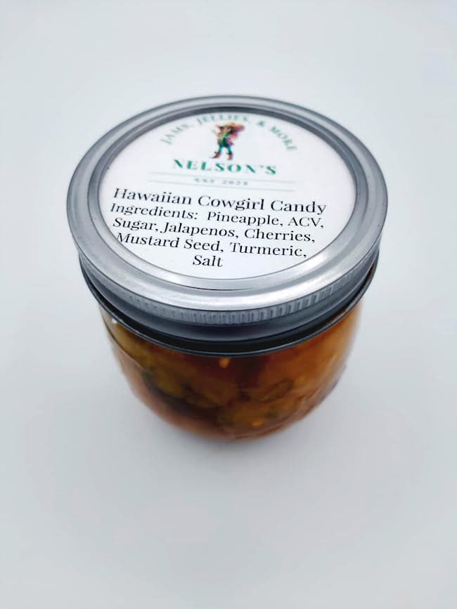 NJJM 001 Hawaiian Cowgirl Candy, 1/3 Pint