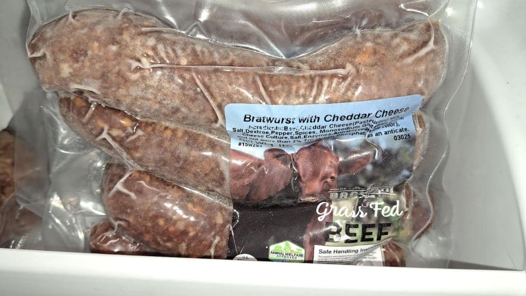 Beef Cheddar Brats