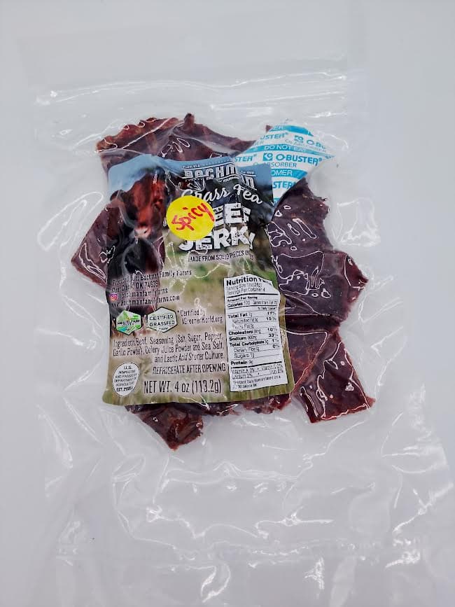 Bachman Family Farm 035 Beef Jerky Spicy, 4 Oz