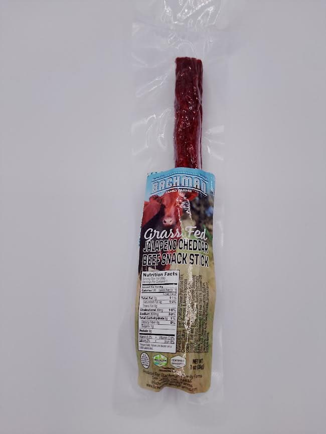 Bachman Family Farm 035 Jalapeno Cheddar Beef Sticks
